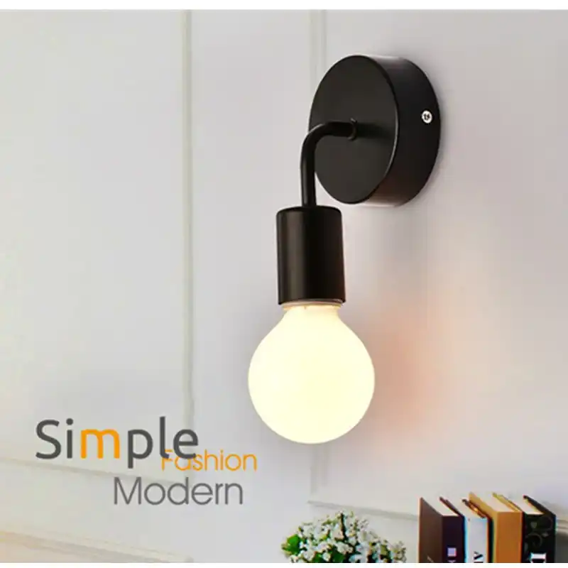 Modern Minimalist Nordic Led Wall Lamp 220v Creative Wrought Iron