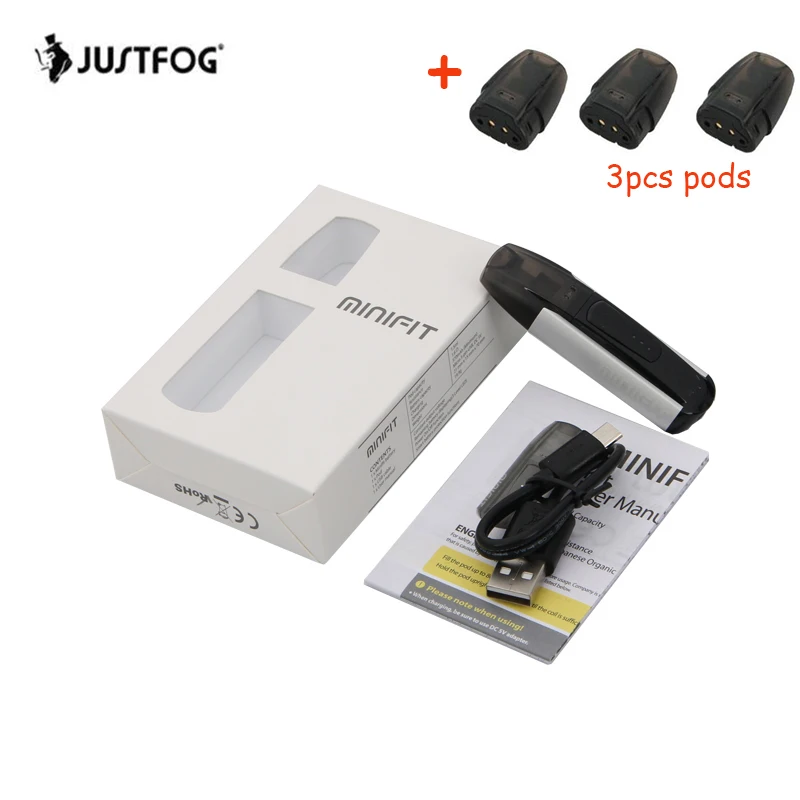 Оригинальный стартовый комплект JUSTFOG MINIFIT 370 мАч набор для вейпа Все в одном с