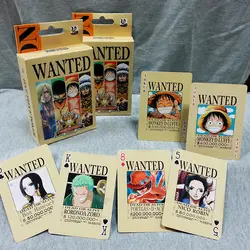 Аниме ONE PIECE Monkey D. Luffy Roronoa Zoro косплей реквизит Wanted бумажная карта для детей и взрослых покерная карта Play Card Collection игрушки новые