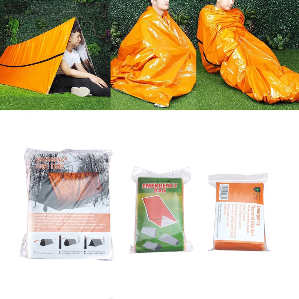 Outdoor Waterproof Emergency Survival Rescue Blanket Thickened Sleeping