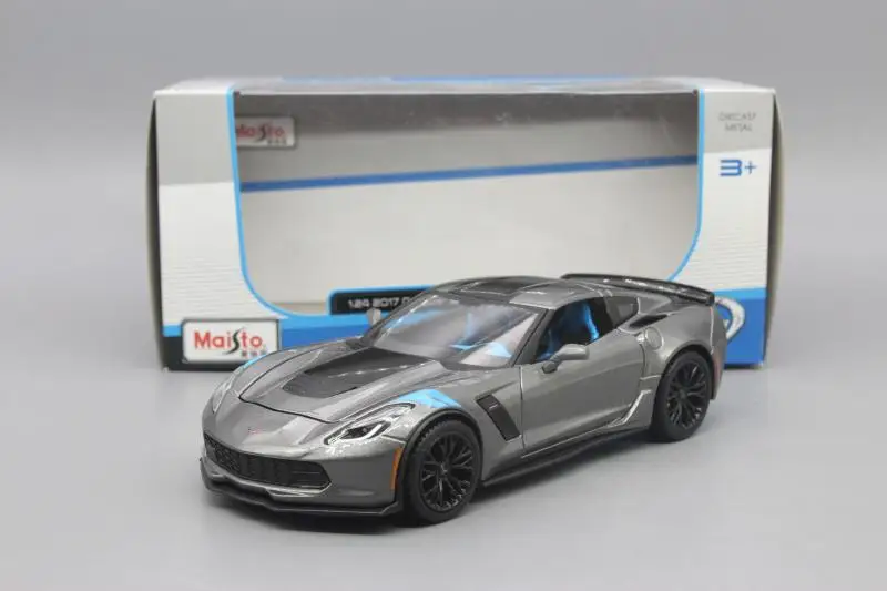 Mai Sto 1:24 Корвет C7 Grand Sport Z15 сплав модель машинки, Diecast металлические игрушки подарок на день рождения для детей, носки для мальчиков