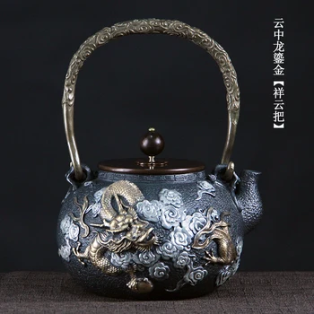 

South Korea old iron pot pure hand uncoated cast iron teapots pig iron kettle teapot