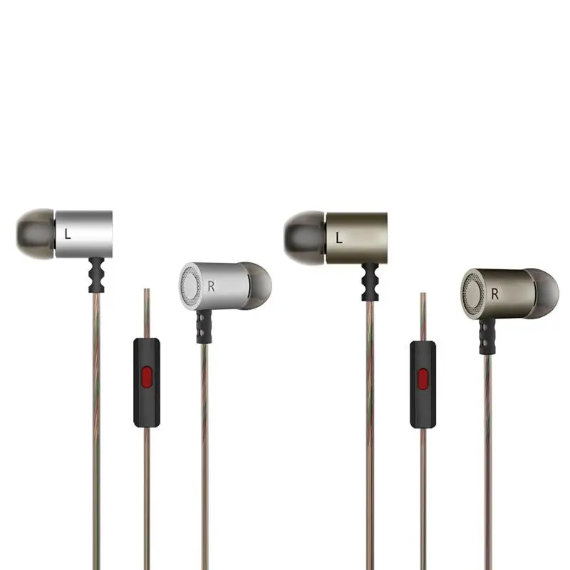 

Alloyseed Universal 3.5mm Wired Earphone Stereo In Ear Earpiece Headset with Microphone for Smartphone MP3 MP4 Computer