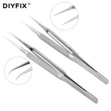 DIYFIX, ультра точный пинцет, инструмент для ремонта мобильного телефона, для iPhone, материнская плата, прыгающая линия, зажим, 0,02 мм, Fly Line, набор ручных инструментов
