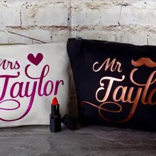 Пользовательские блестящие названия свадебный подарок подружки невесты макияж сумки Сумка для косметики наборы горничной честь уникальный подарок для невесты Вечерние сувениры