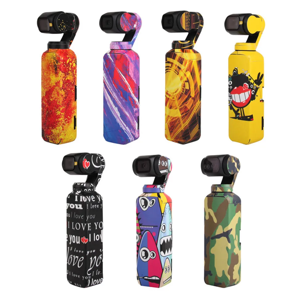 Waterproof Stickers For DJI OSMO Pocket Handheld Gimbal ColorfulCamouflage Decals 3M Scotchcal Film Skin Stickers Accessories-2