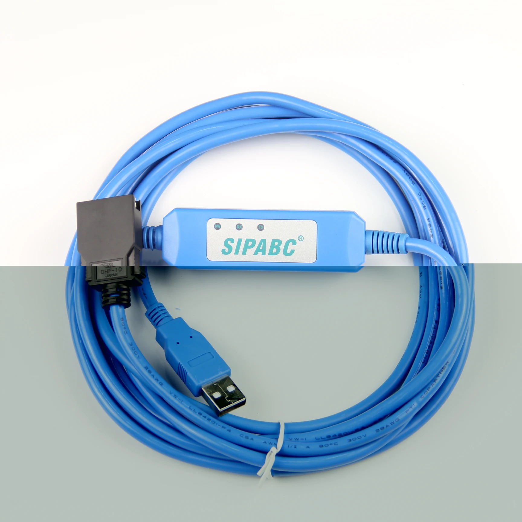 CS1W-CN226 RS232 PLC Programming Cable pour Omron CS//CJ//CQM1H//CPM2C Série