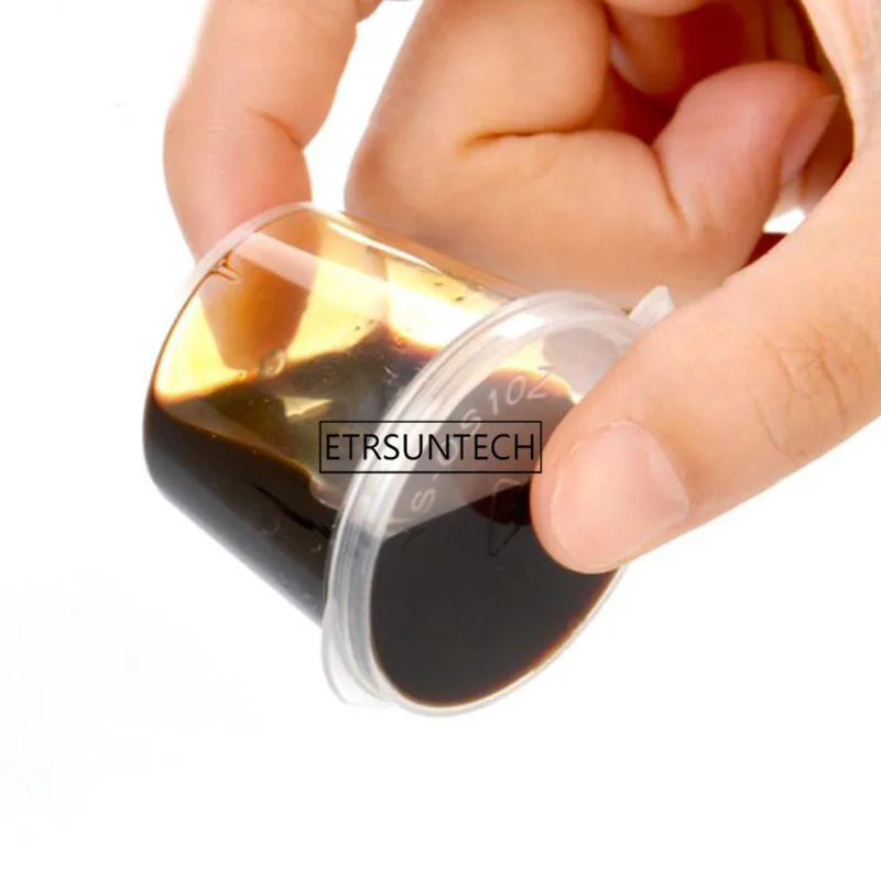 

25ml 1oz Seasoning Cup Disposable Jam Containers with Transparent Lid Tasting Cup Salad Sauce Take-out Storage Cup 2000pcs