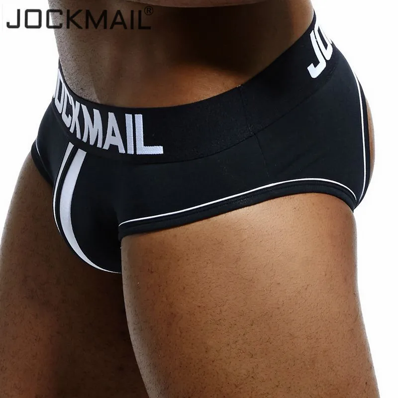 Бикини JOCKMAIL мужское с открытой спиной Брендовое пикантное нижнее белье для геев