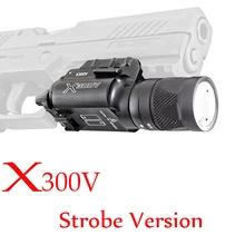 Тактический X300V ИК флэш-светильник светодиодный пистолет Флэш-светильник 300 Люмен Стробоскоп оружейный светильник 20 мм рельс