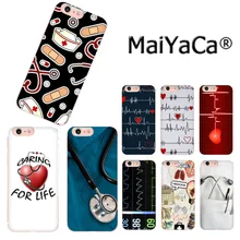 

MaiYaCa Nurse Medical Medicine Health Heart Newest Luxury phone case for Apple iPhone 8 7 6 6S Plus X 5 5S SE XR XS XS MAX