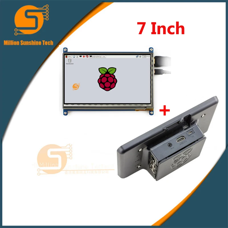 

Raspberry Pi 7-Inch LCD Touch Screen + Back Case for Raspberry Pi 3B/3B Plus Touch Screen