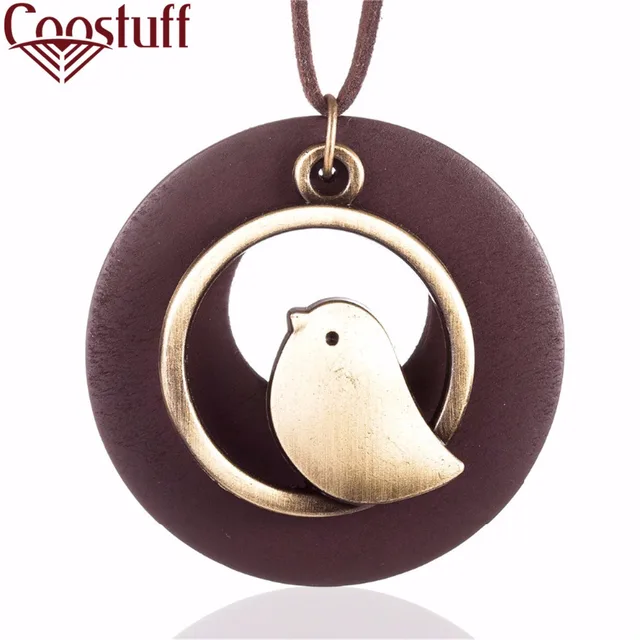 woman jewelry statement necklaces & pendants, Bird Wooden Bead pendant vintage L woman jewelry statement necklaces & pendants, Bird Wooden Bead pendant vintage L