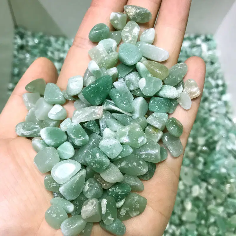

50g Natural Aventurine Green Rock Crystal Quartz Mineral Specimen Fish Tank Garden Flowerpot Decoration Energy Degaussing Stone
