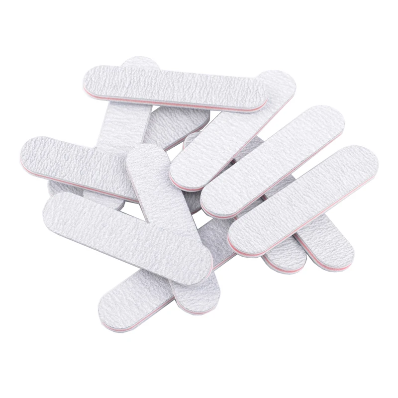 Ferramentas de Cuidados Lote Cinza Prego Polimento Blocos 100 180 Double-sided Buffer Lixar 9*2 cm Manicure Pedicure 200 Pçs - 3 Cheap Lixas e polidores de unha