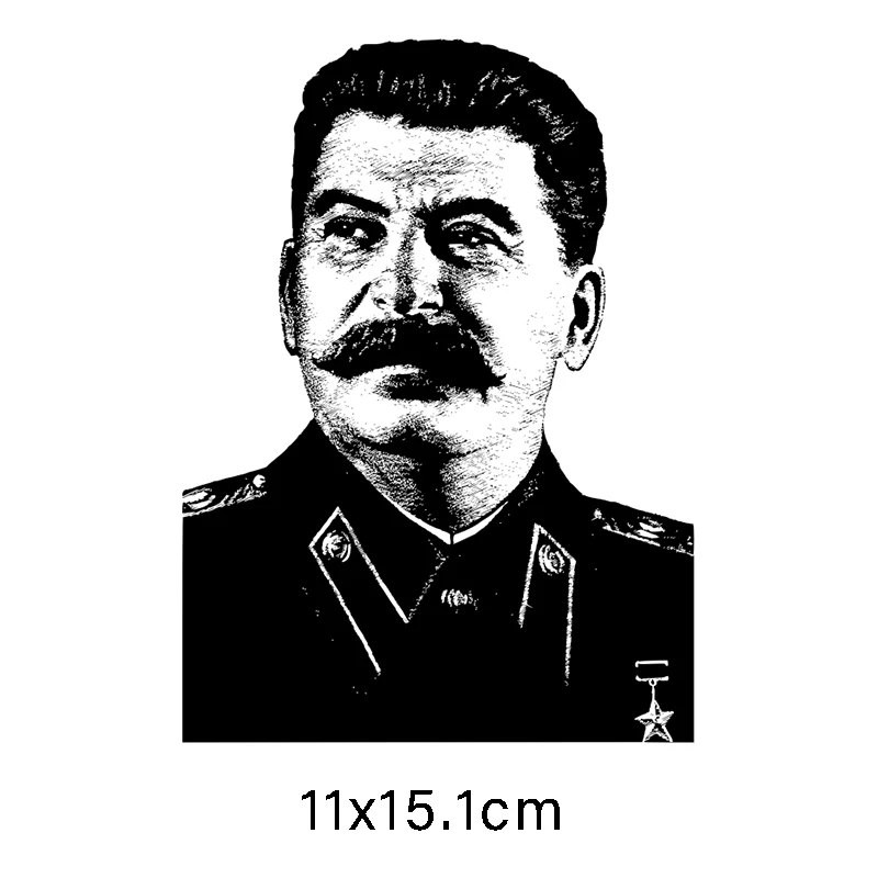 Three Ratels LCS356# 11x15.1см Сталин полноцветные наклейки на авто машину наклейка для