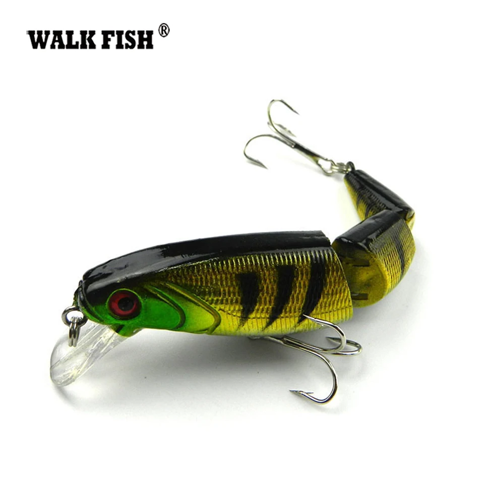 

Walk Fish 1Pcs 10.5cm 15g Japan Wobbler 3-sections Fishing Lures Minnow Swimbait Crankbait Hard bait isca artificial Leurre Pech