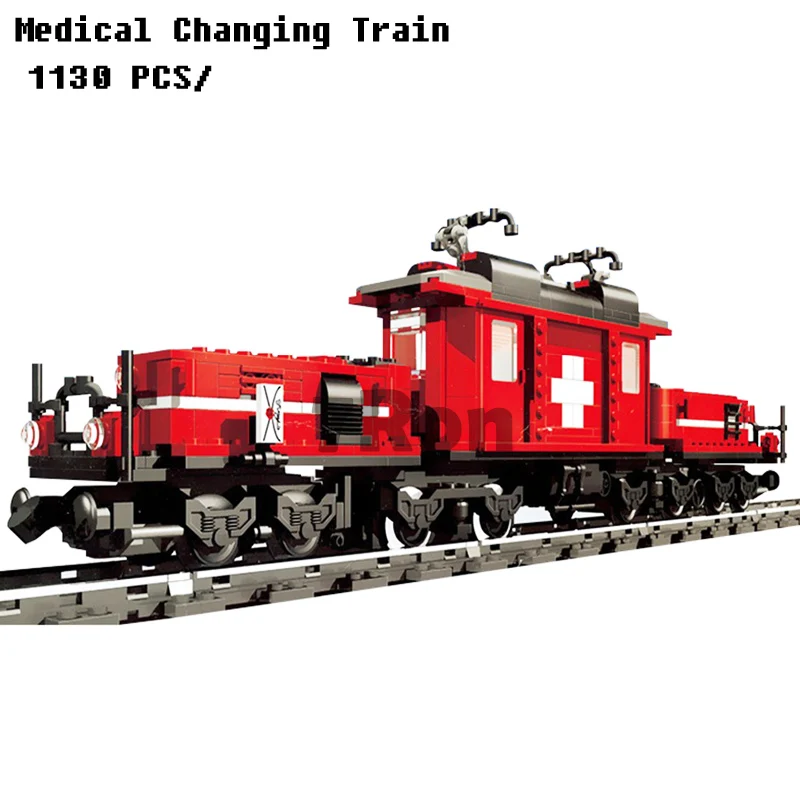 

Models building toy 21011 1130pcs Medical Changing Train Building Blocks Compatible with lego Technic Series 10183 toys & hobbie