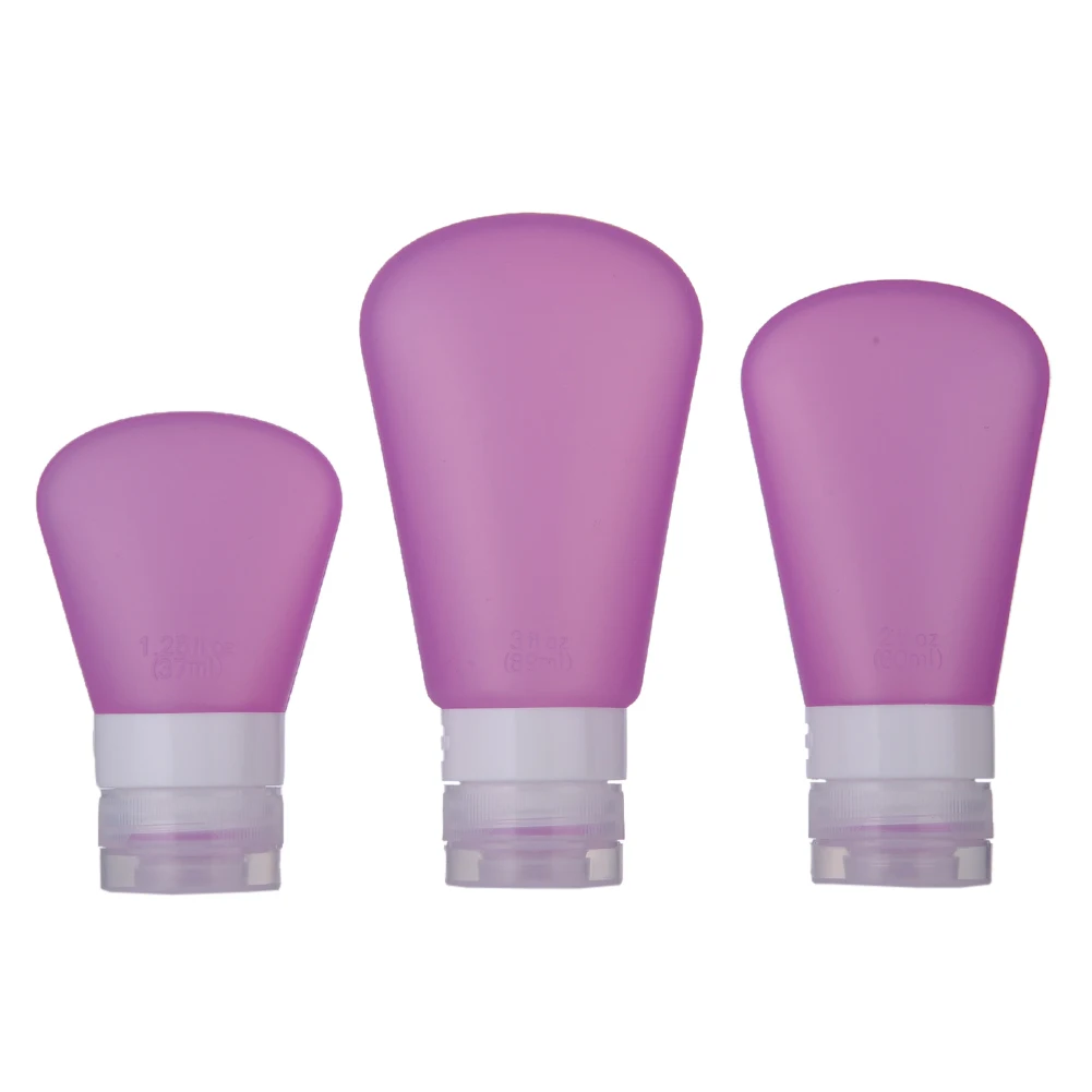 Traveler Portable Silicone Refillable Bottles Packing Lotion Points Shampoo Container Press Bottles#AO
