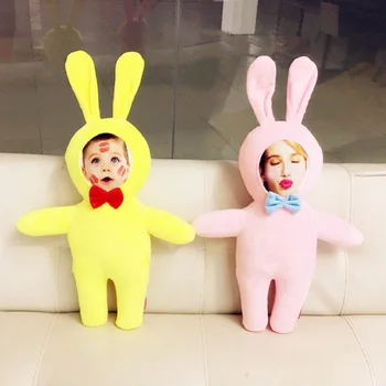 

Photo custom Creative PP Cotton pillow Office Chair Back Cushions Sofa Throw rabbit Pillows Home Decorative Pillows Almofadas