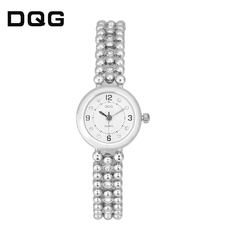 2018 Горячие DQG новый стиль женские наручные часы Роскошный Кристалл Женское Повседневное платье часы маленькие часы подарок простые часы