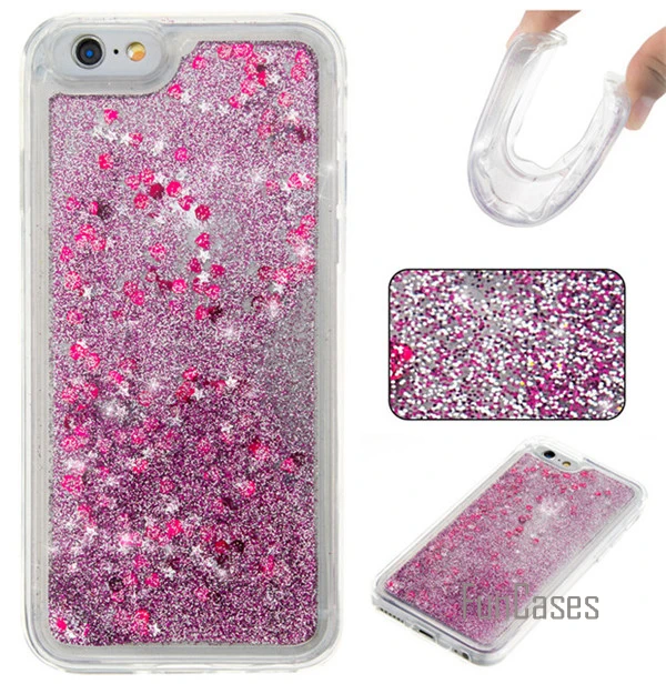 Жидкий Блестящий песок чехол для coque iPhone 6 Чехол для fundas iPhone 6s чехол 4,7 дюймов чехол «зыбучие пески» - Цвет: 15