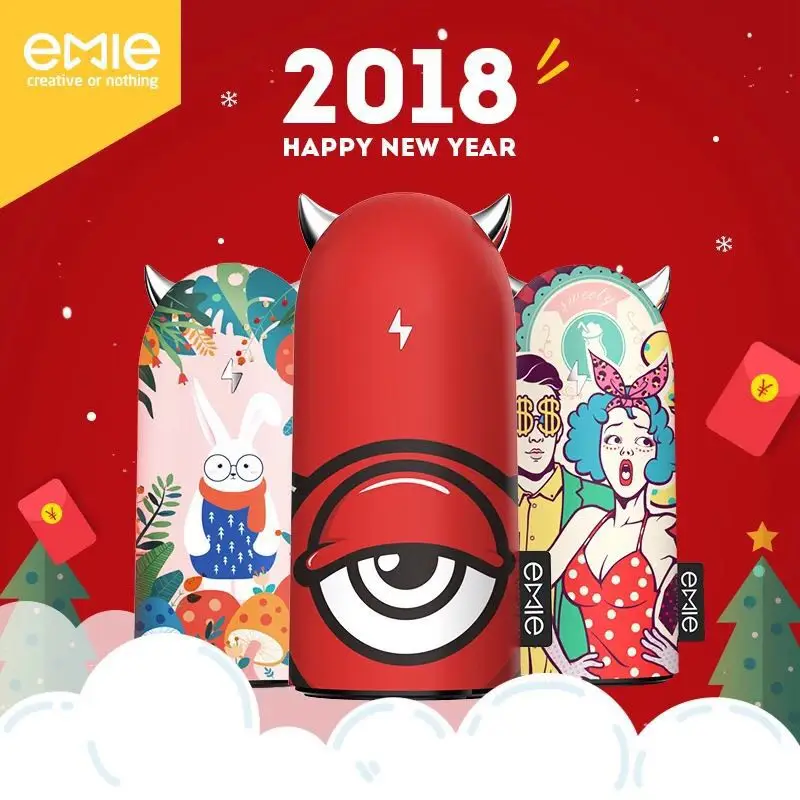 EMIE Portable Charger, 6700mAh Compact cute Power Bank , 2.1A Fast Charging USB Charger with LED Ears, for iPhone6 7 8s ,Samsung EMIE Portable Charger, 6700mAh Compact cute Power Bank , 2.1A Fast Charging USB Charger with LED Ears, for iPhone6 7 8s ,Samsung