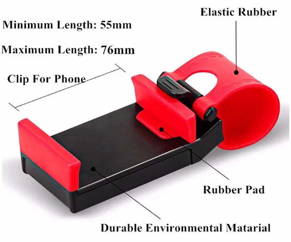 MOUSEMI Car Holder Phone Universal Support Motorcycle Bike Bicycle Flexible Steering Wheel Stand Magnetic Mobile Phone Holders (4)