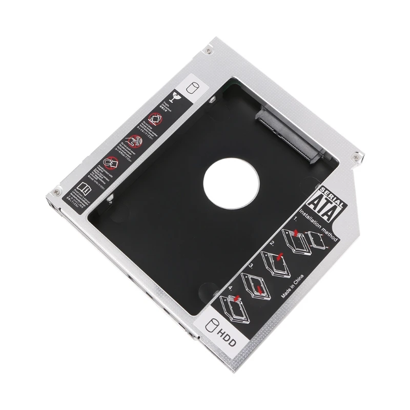 12 7 мм 2nd HDD Caddy IDE к SATA 2 5 &quotSSD чехол для ноутбука DVD/CD ROM Optical Bay|Боксы дисководов| |