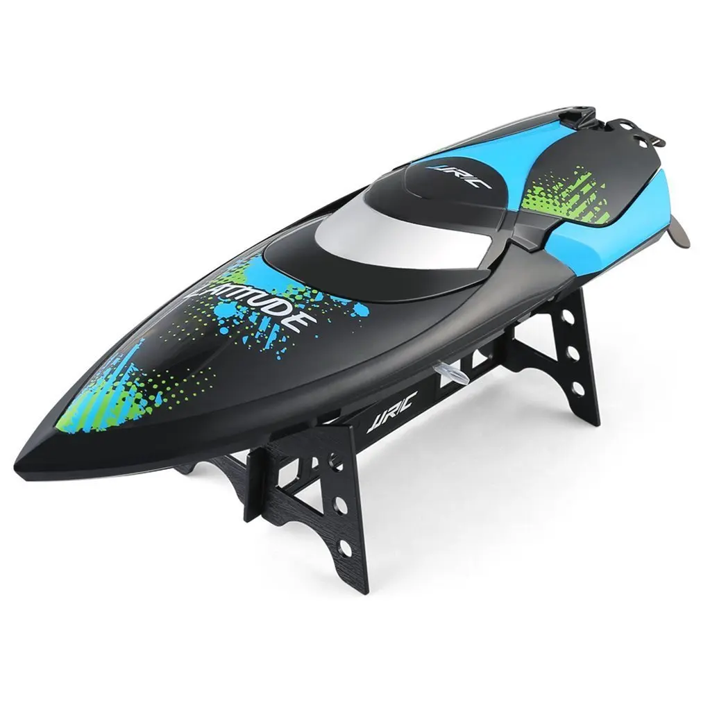 

S3 2.4GHz RC Brushed Speedboat 2 Channels High Speed Mini Racing Boat Waterproof USB Charging RTR Speedboat Toy