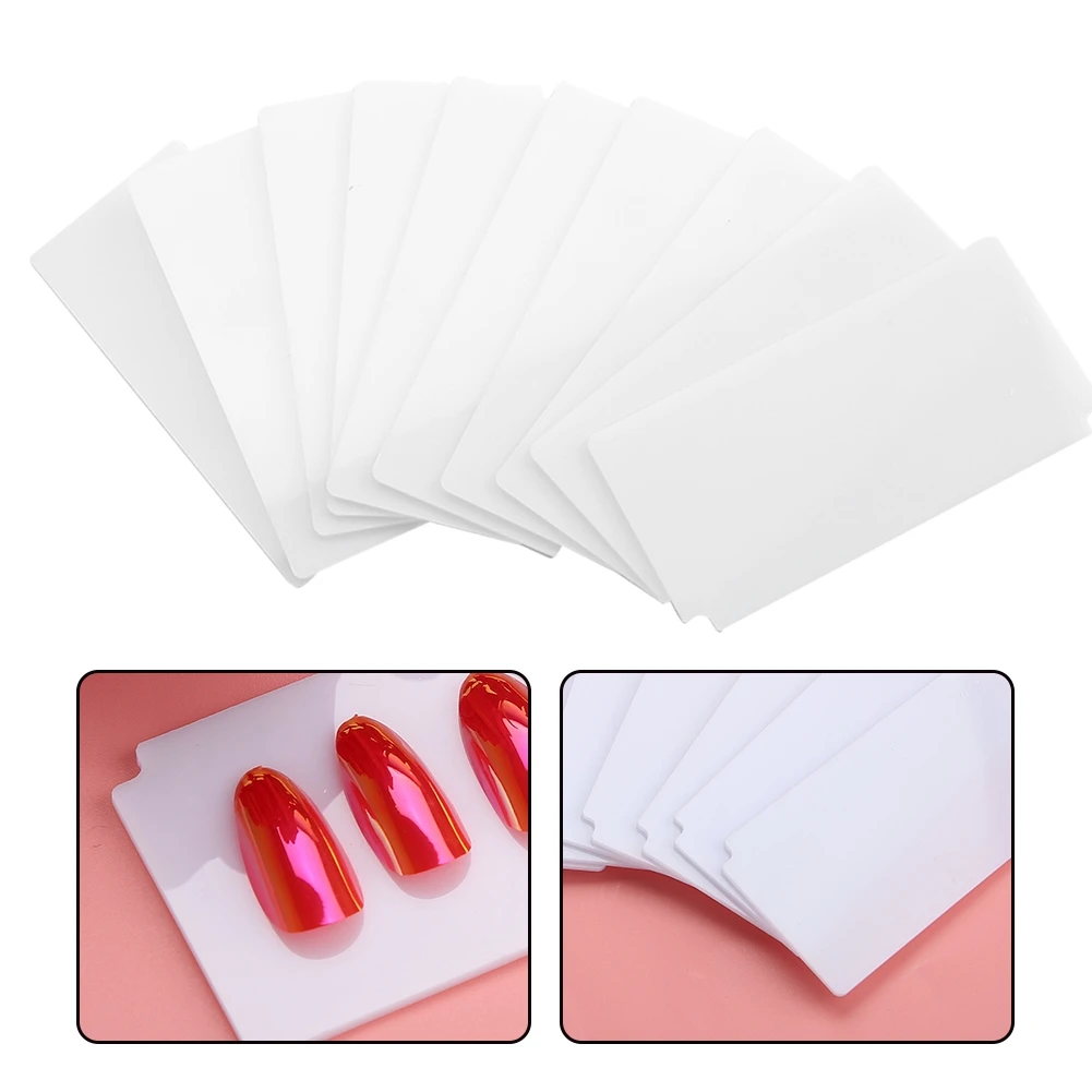 

10pcs Professional Plastic Partition Baffle Plate for Fake Nail Display Box Container Case Rhinestones Nail Art Storage Case