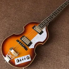 Chrome Hardware 4-string BB2 BASS Guitar Spruce Top Hofner Ignition Violin Bass Vintage Sunburst Real photo shows