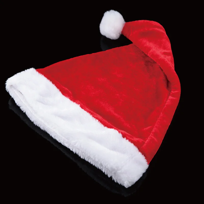 40*30 см 3 шт./упак. Рождественская шапка из плюша лучший рождественский подарок подарки Санта-Клауса для детей из высококачественного материала Рождественская шляпа
