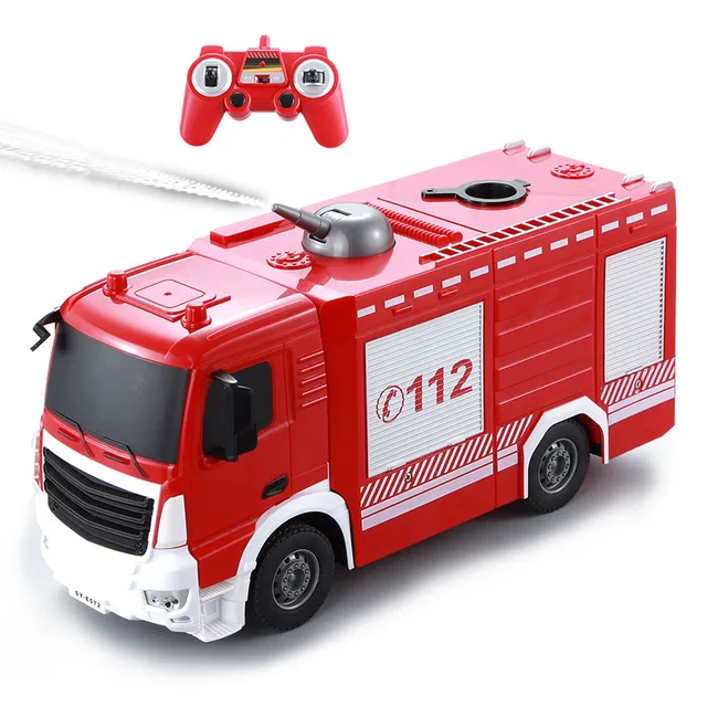rc truck 2 4g radio control construction car rc fire truck remote
