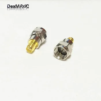 

1PC NEW F Male Plug to SMA Female Jack RF Coax Adapter convertor Straight Goldplated wholesale