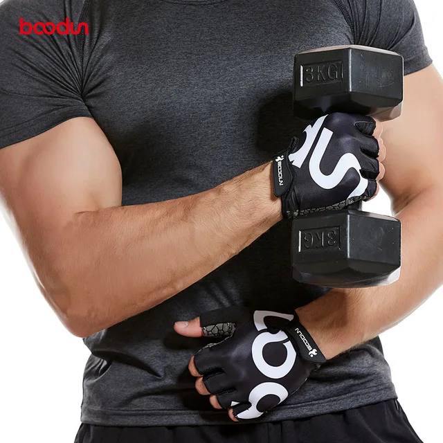 Boodun Gym Weightlifting Gloves Body Building Half Finger Workout Fitness Gloves Shockproof An-slip Sports Training Gloves Boodun Gym Weightlifting Gloves Body Building Half Finger Workout Fitness Gloves Shockproof An-slip Sports Training Gloves