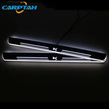 CARPTAH обрамление педали автомобиля внешние части светодиодный порог Накладка путь динамический стример свет для Citroen DS6