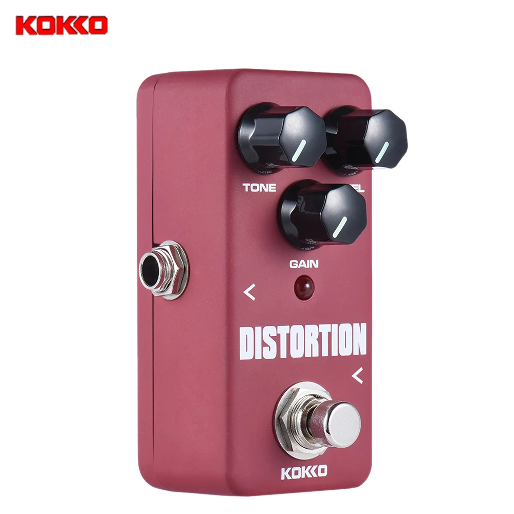 

KOKKO FDS2 Mini Distortion Pedal Portable Guitar Effect Pedal Guitar Accessories Musical Instrument