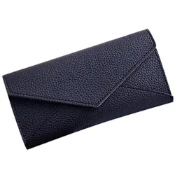 Snny Новый Для женщин ежедневно Применение Клатчи качество сцепления кошелек бумажник способа (черный)