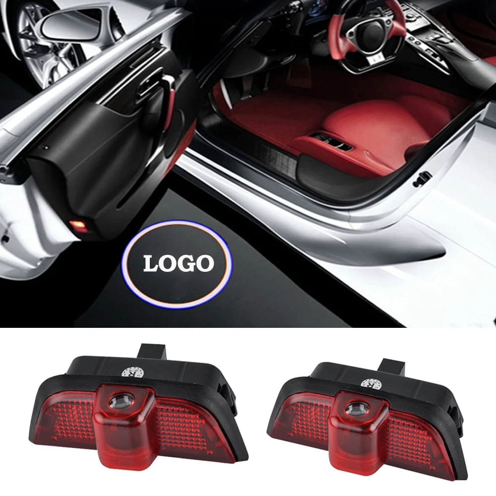 2pcs Car Door Light LED Laser Projector Lights For Mercedes Benz W201