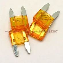 Phiscale 30 шт. мини-автомобиль/ксеноновая лампа предохранитель 5A