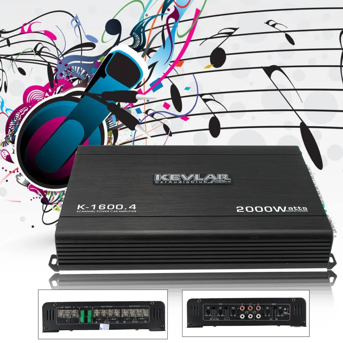 

4 Channel Car Audio Sound Amplifier Audio 2000w 12dB High Power High Power for Home Theater Amplifers