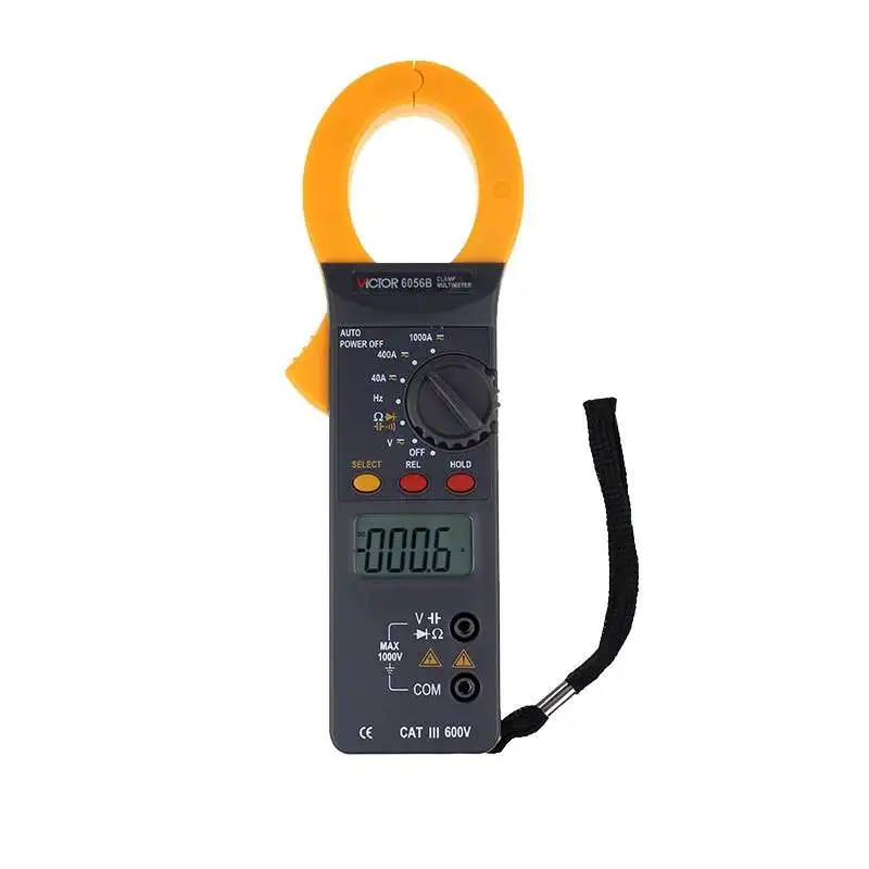 

Clamp Meter 3 3/4 Digits 4000 Counts Manual Range Resistance Capacitance Frequency Measurement Digital Multimeter Clamp Meter