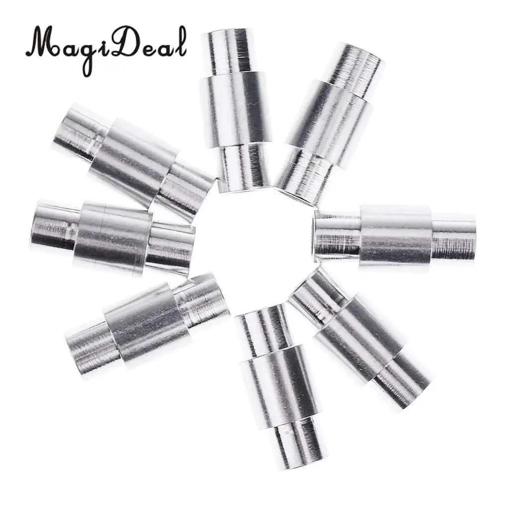 MagiDeal 8 Pieces High Speed Aluminum Inline Skate Roller Skating Wheel Spacers for 8mm Bearings Replacement Spacers Acce