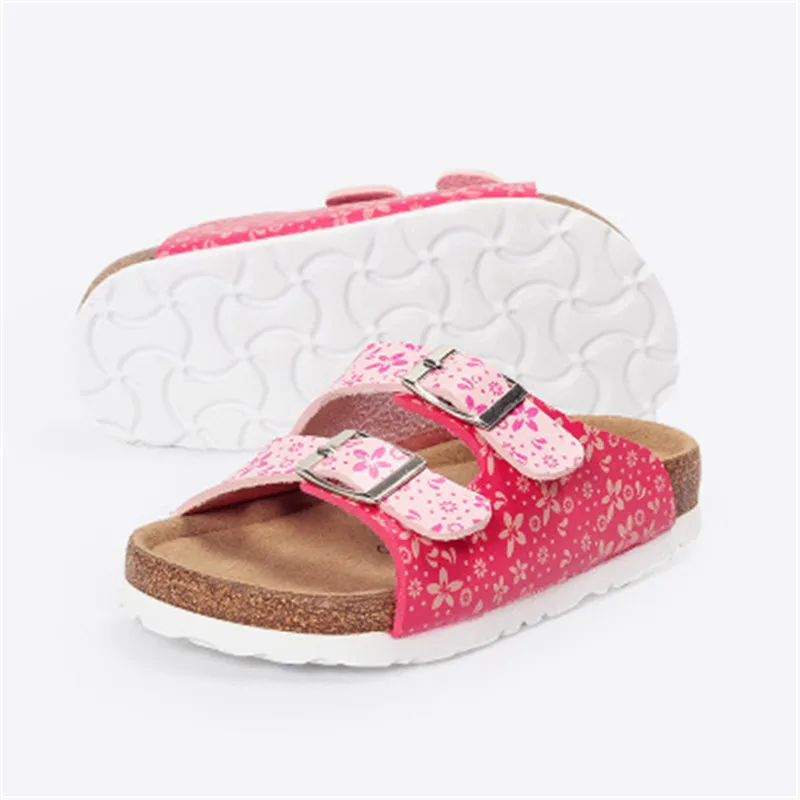 girls double buckle sandals