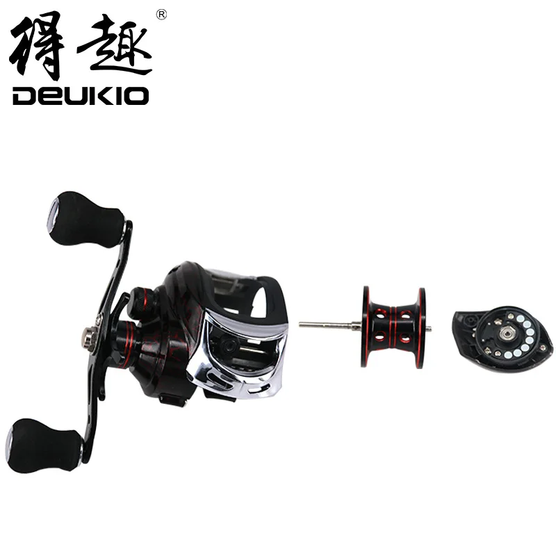 

Fishing Reel Metal Baitcast Reel 5+1bb Peche Sea Saltwater/Freshwater Vissen Bait Casting 6.3:1 Carp Fishing EVA Handle Knob