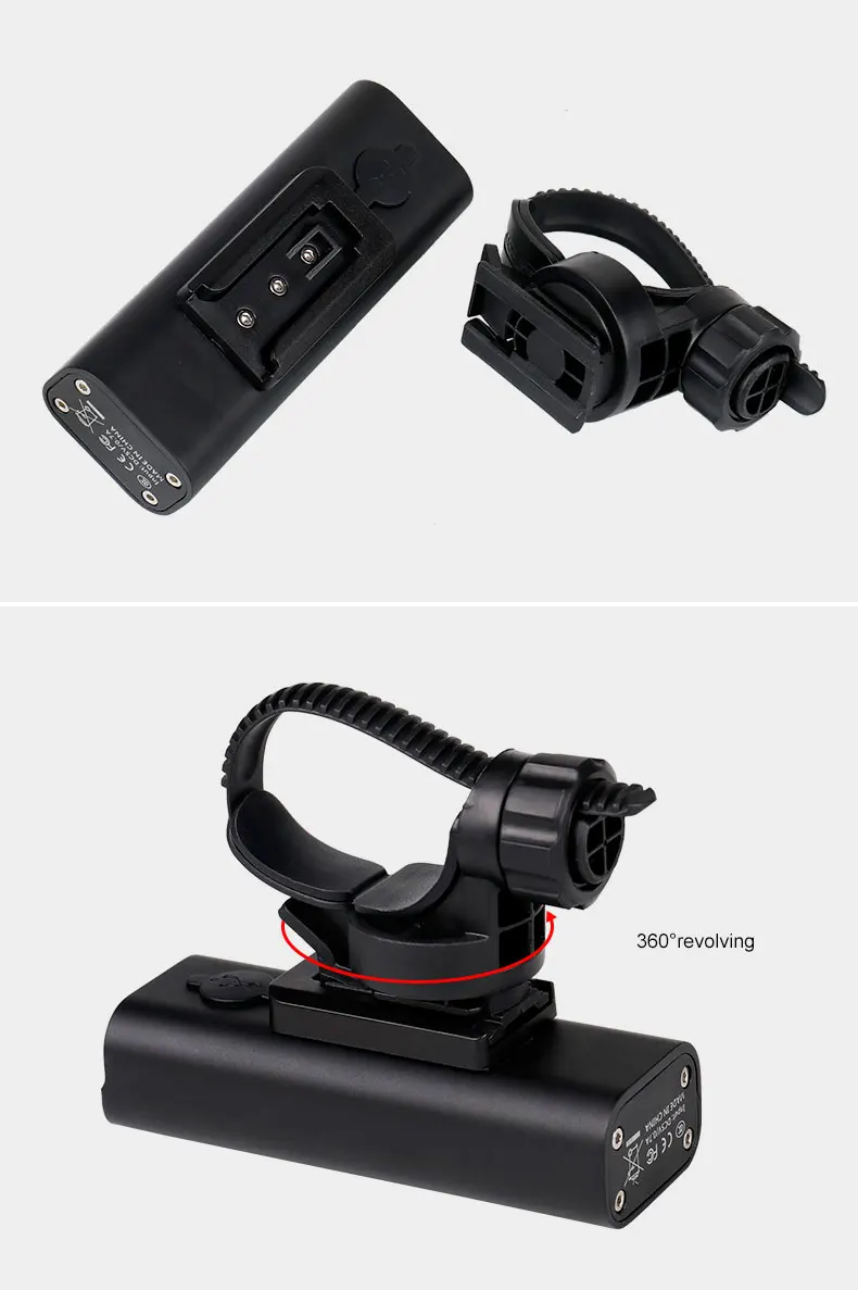 Discount GACIRO V9C-400 Bicycle Headlight 400Lumens Bike Front Lighting Handlebar Quick Mount XPG LED Lamp 2500mAH Battery USB Charge 5