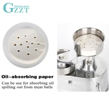 GZZT, 5 комплектов, впитывающая масло бумага, пароварка, 2000 шт., подходит для AM10/AM13/AM15, пресс-машина для гамбургеров, Бамбуковая бумага для гамбургеров