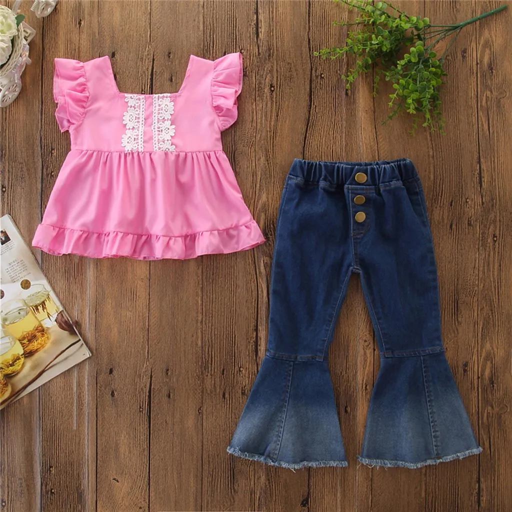 Perimedes/комплекты детской одежды vestido infantil одежда для маленьких девочек Кружевная