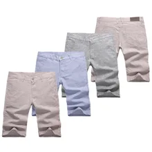 Шорты мужские летние короткие льняные брюки ледяное белье повседневные модные прямые Умные Брюки Spodenki Pantalones Cortos шорты мужские